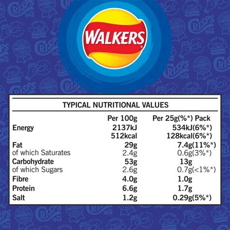 Walkers Cheese And Onion Multipack Crisps Ocado