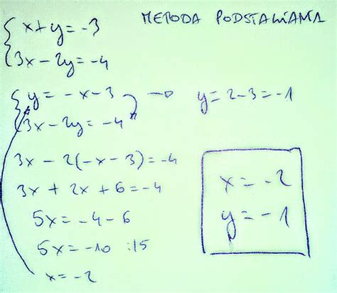 1 Rozwiąż układ równań algebraicznie i graficznie Zaliczaj pl