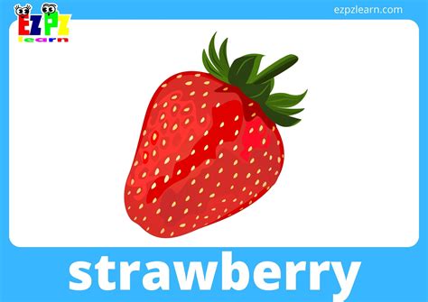 Fruit Flashcards With Words Use Online Or Pdf Download