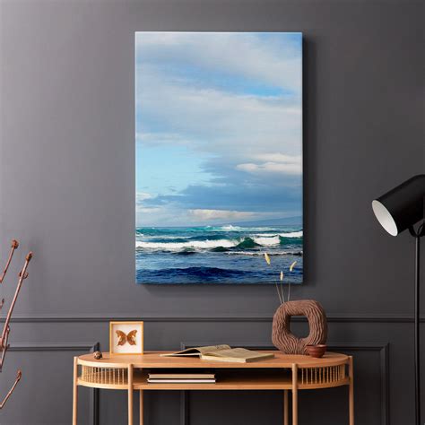 Dovecove Infinite Blue Gallery Wrapped Cavas Wayfair