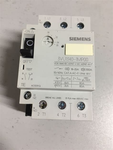 Pc New Siemens Overload Circuit Breaker Vu Mp Ebay