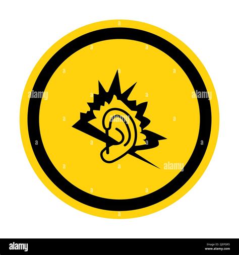 Noise Symbol Sign Isolate On White Backgroundvector Illustration Stock
