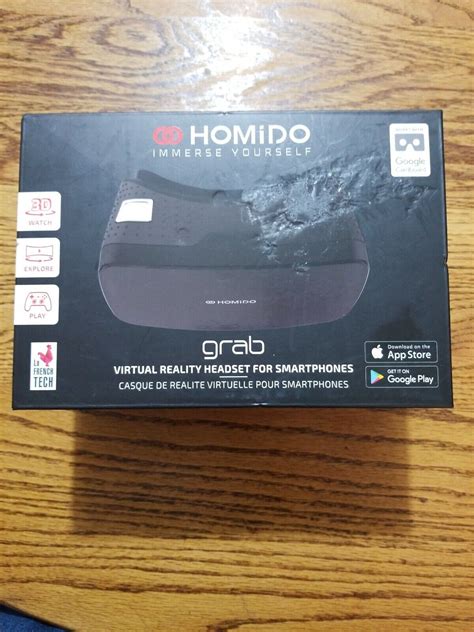 Homido Grab Virtual Reality Headset For Smartphones Ebay