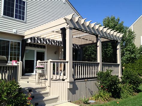 Pergola with Mosquito Curtains; an Alternative to a Screened in Porch ...