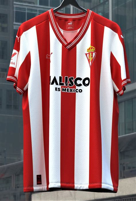 Sporting Gijón B 2023 24 Home Kit