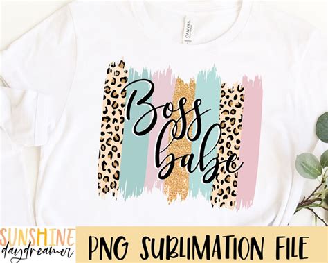 Boss Babe Sublimation PNG Boss Bundle Sublimation File Small Etsy