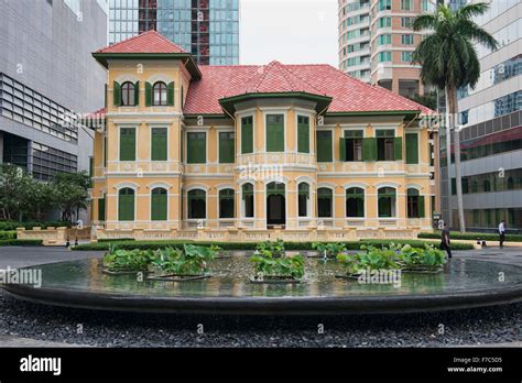 The Beautiful Colonial House On Sathorn Bangkok Thailand Stock Photo