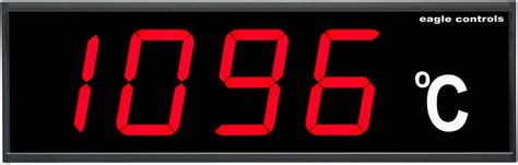 Large Digital Industrial Temperature Displays Large Digit Displays