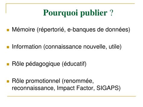 Ppt Comment écrire Un Article Scientifique Powerpoint Presentation