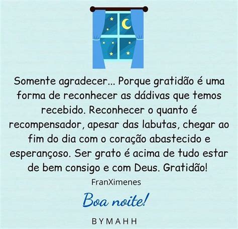 Frases De Boa Noite Deus Cheias De Paz Para Relaxar