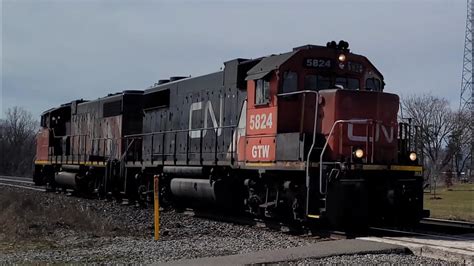 CN 581 Light Power GTW 5824 4791 In Lynden Ontario YouTube