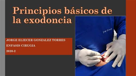 Exodoncia Jorge Gonzalez UDocz