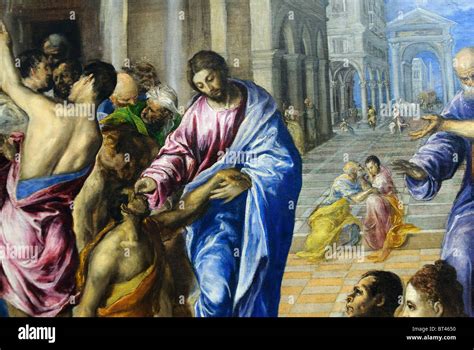 The Miracle Of Christ Healing The Blind El Greco