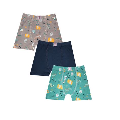 Kit Cueca Infantil Cotton 3 Peças Tiê Lingerie