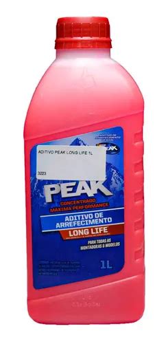 Aditivo Radiador Peak Orgânico Long Life 1lt