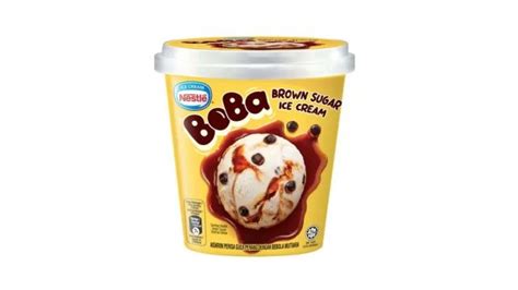 New Nestle Boba Brown Sugar Ice Cream In A Shareable Tub Format Mini