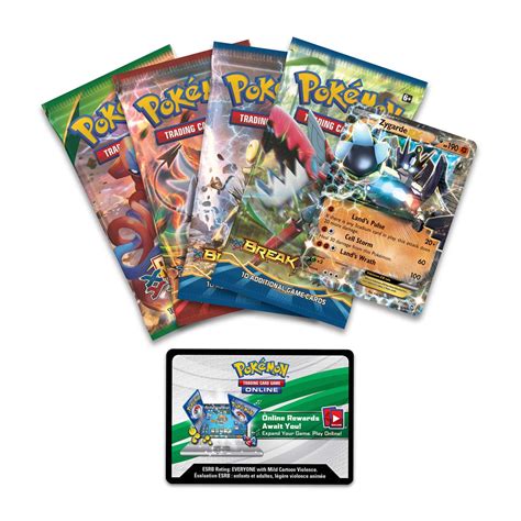 Pokémon TCG Shiny Kalos tin Zygarde EX trading cards