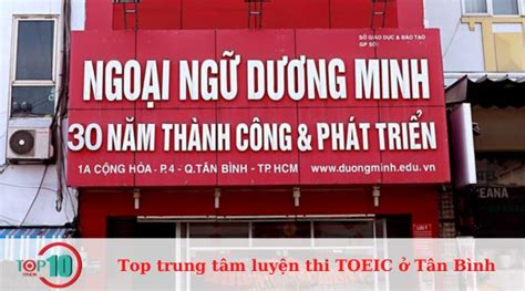 Top 8 trung tâm luyện thi TOEIC ở Tân Bình uy tín tốt nhất