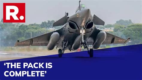 Last Of Iaf Rafale Aircraft Lands In India Youtube