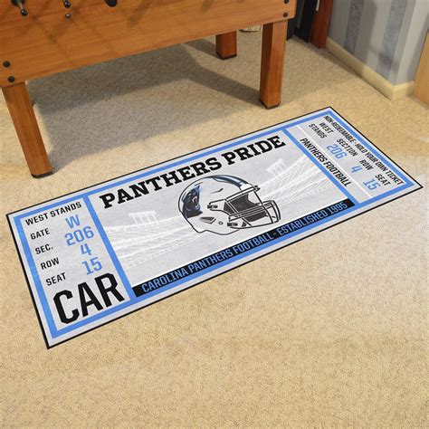 Fanmats Carolina Panthers Ticket Runner