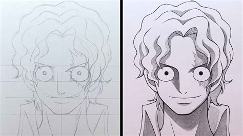 How To Draw Sabo From One Piece Sabo Drawing Step By Step Anime Sketch Youtube