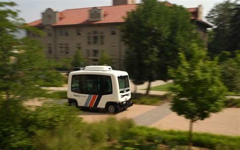 Driverless Shuttles Debut At The Colorado School Of Mines Campus