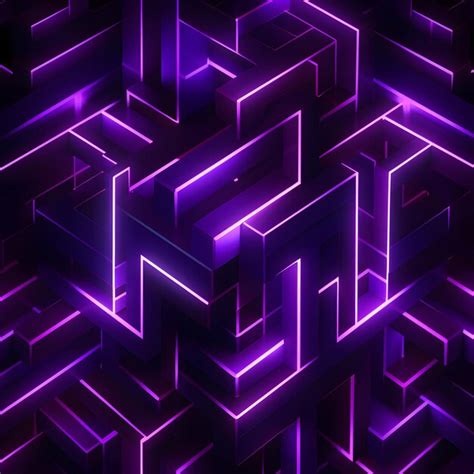 Premium Photo | Purple Neon Lights