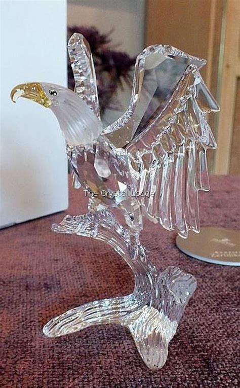 Swarovski Crystal Bald Eagle Mint Boxed Retired Rare For Sale