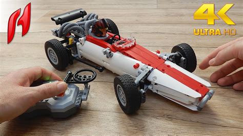 How To Build Lego Technic Rc Formula One With Buggy Motor Moc 4k Youtube