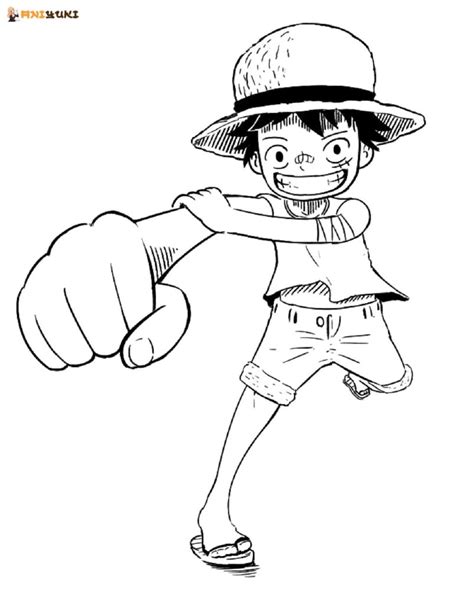 Dibujos De Monkey D Luffy Para Colorear Dibujos Para Colorear