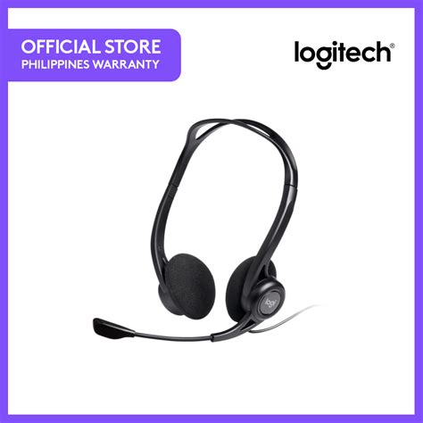 Logitech H370 Usb Computer Headset With Noise Cancelling Microphone Digital Quality Sound Plug