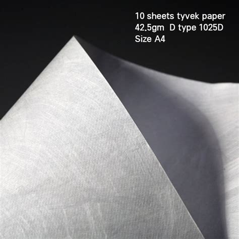 Tyvek Sheet Gsm D Type D Pack Of Sheets Tyvek Etsy