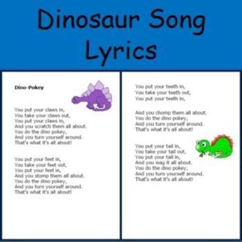 Dinosaur Song Lyrics