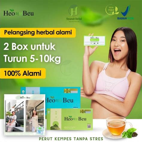 Jual Heo Beu Teh Pelangsing Slimming Tea Penurun Berat Badan Pelancar