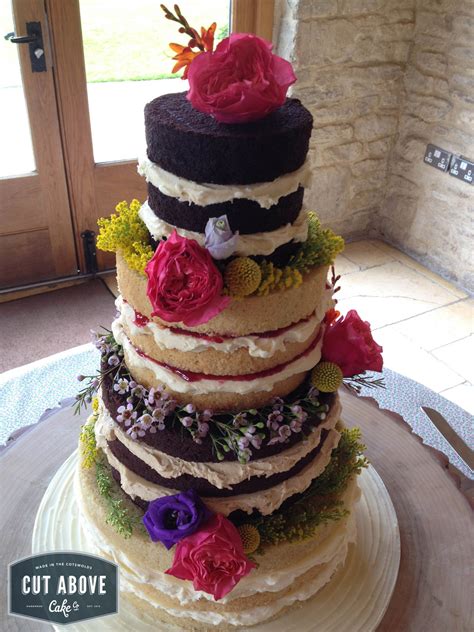 Naked Semi Naked Buttercream Wedding Cakes Cut Above Cake Co