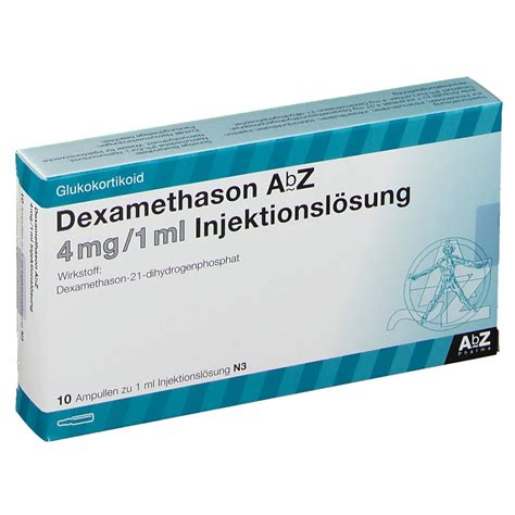 Dexamethason AbZ 4Mg 1Ml 10 St Mit Dem E Rezept Kaufen Shop Apotheke