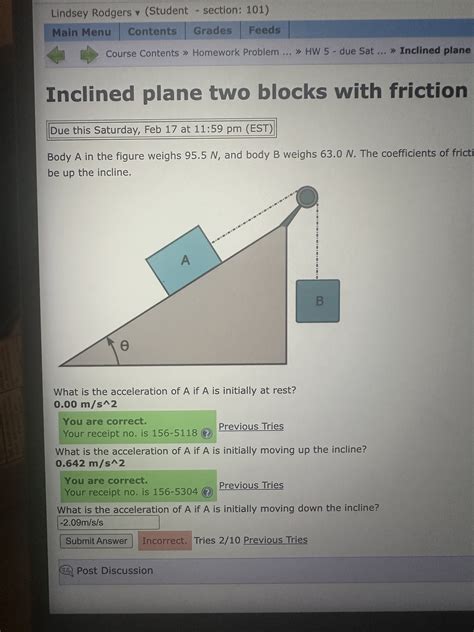 Solved Body A In The Figure Weighs 95 5 N And Body B Chegg