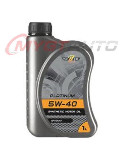 WEZZER 5w-40 SN/CF PLATINUM 1л - купить по низкой цене в Новосибирске и ...