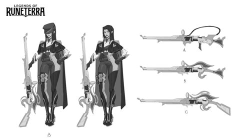 Artstation Gilded Caitlyn Concept Qifeng Lin Concept Art Kudos