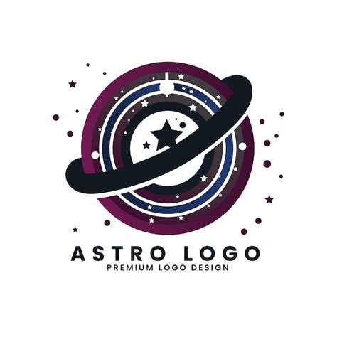 Premium Vector Orbit Star Astronomy Universe Galaxy Logo Design