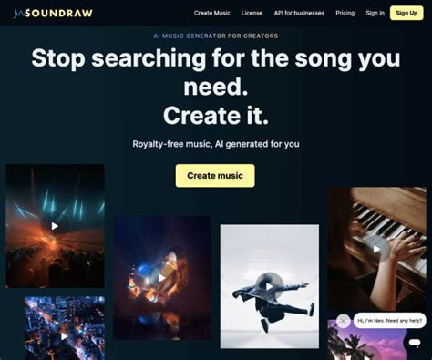 Soundraw 专为创作者打造的ai音乐生成器 Ai工具集