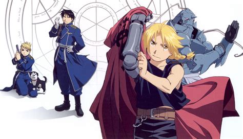 Illustration Anime Cartoon Elric Edward Full Metal Alchemist