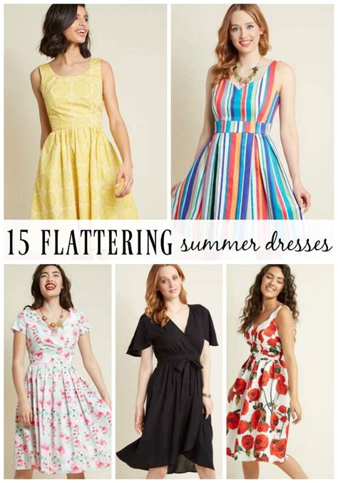 15 Flattering Summer Dresses For A Big Bust And Tummy That You Will