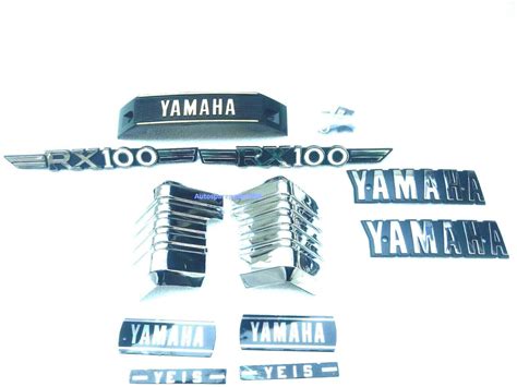 Yamaha Rx Tank Side Cover D Chrome Emblem Logo Monogram Kit Ebay