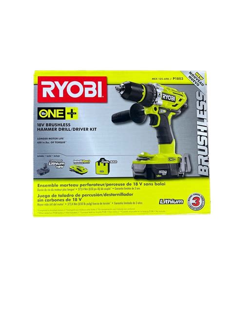 Ryobi Volt One Lithium Ion Cordless Brushless In Hammer