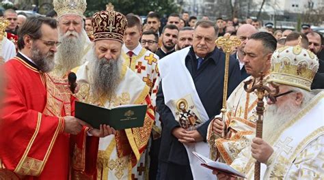 Patrijarh Porfirije osveštao Hram Svetog Save u Foči