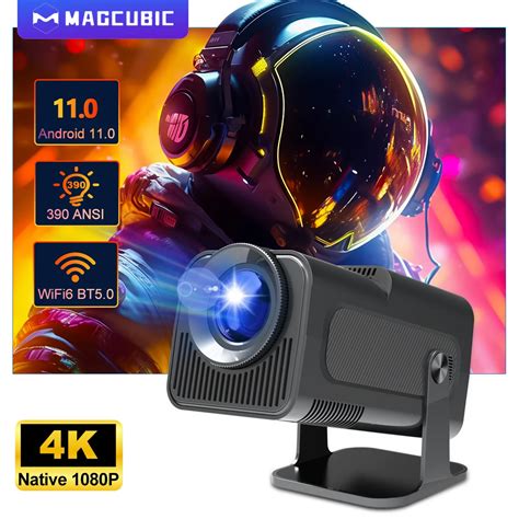 Magcubic 4K Android 11 Projector Native 1080P 390ANSI HY320 Dual Wifi6