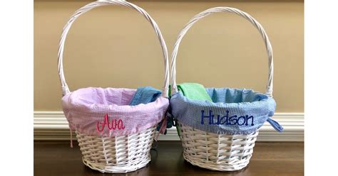 Personalized Easter Basket Liner Personalized Easter Baskets