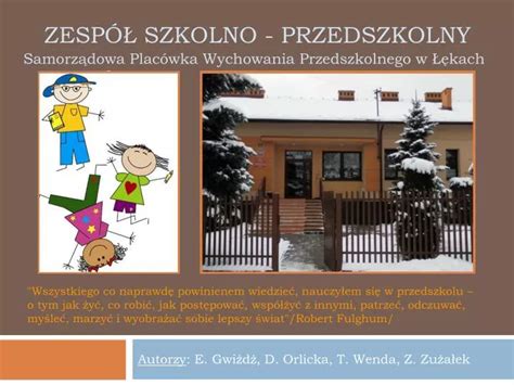 Ppt Zesp Szkolno Przedszkolny Powerpoint Presentation Free