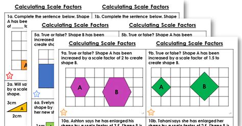 Year 6 Calculating Scale Factors Lesson Classroom Secrets Classroom Secrets